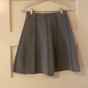 Zara XS black and white Aline skirt